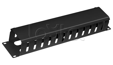 Cabeus JB07-2U-BK, Органайзер кабельный Cabeus JB07-2U-BK