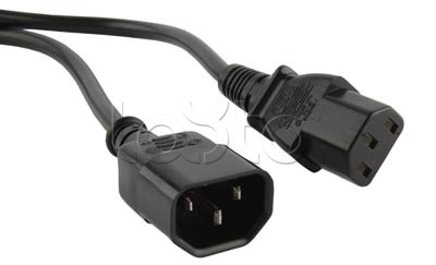 Hyperline PWC-IEC13-IEC14-5.0-BK, Кабель питания монитор-компьютер Hyperline PWC-IEC13-IEC14-5.0-BK