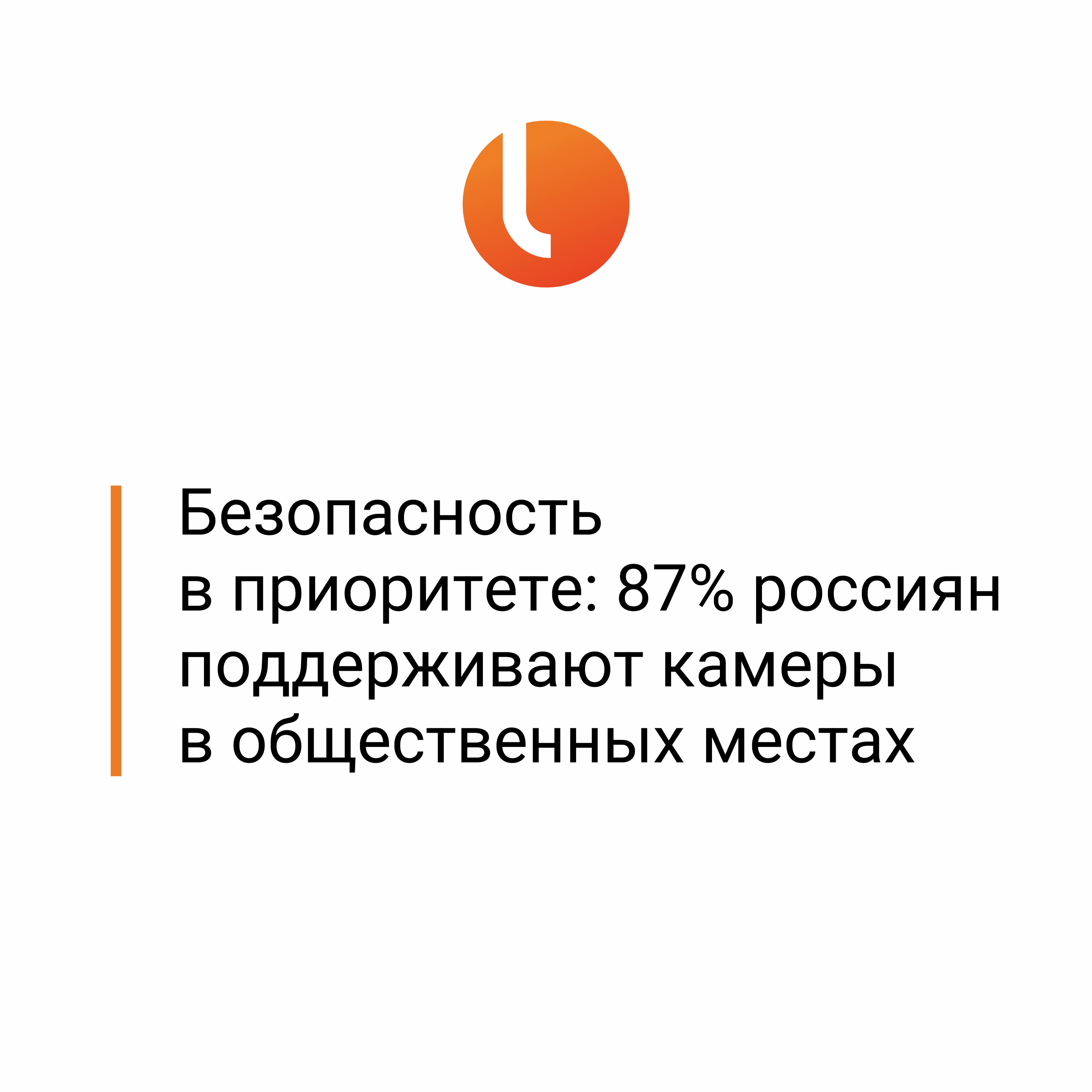 Безопасность в приоритете: 87% россиян поддерживают камеры в общественных местах