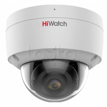 HiWatch Pro IPC-D042C-G2/SU(2.8mm) ColorVu, IP камера видеонаблюдения купольная HiWatch Pro IPC-D042C-G2/SU(2.8mm) ColorVu