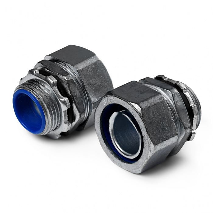 Муфта вводная для металлорукава 38 (1/10 шт) ПожТехКабель (812-008), Муфта вводная для металлорукава 38 (1/10 шт) ПожТехКабель (812-008)