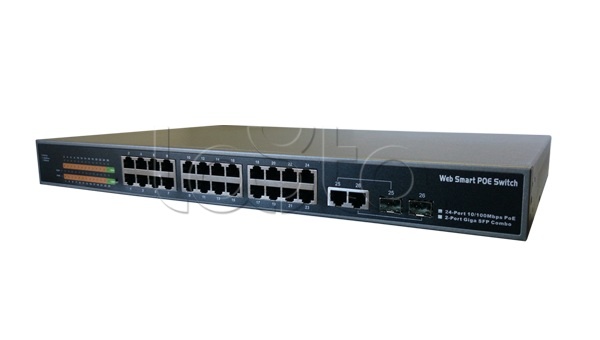 SpezVision SVI-PS224, Коммутатор PoE 24-портовый SpezVision SVI-PS224