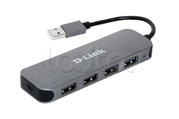 D-Link DUB-H4/E1A, Концентратор с 4 портами USB 2.0 D-Link DUB-H4/E1A