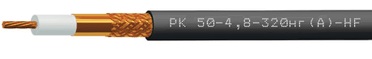 Спецкабель РК50-4,8-320нг(А)-HF (заказ от 1 км), Кабель коаксиальный радиочастотный для систем спутниковой и радиосвязи, групповой прокладки, с пониженным дымо- и газовыделением РК50-4,8-320нг(А)-HF (заказ от 1 км) Спецкабель