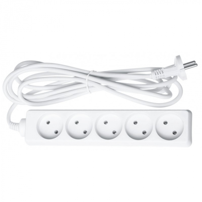 Navigator 61 311 NPE-S-05-300-X-2x1 б/з 5 гн. 3м, Удлинитель Navigator 61 311 NPE-S-05-300-X-2x1 б/з 5 гн. 3м