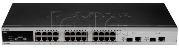 D-Link DES-3526_RFB/A43, Управляемый L2 коммутатор с 24 портами 10/100Base-TX и 2 комбо-портами 1000Base-T/SFP D-Link DES-3526_RFB/A43