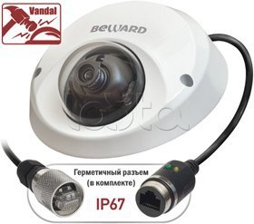 Beward BD3570DM (3,6 мм), IP-камера видеонаблюдения уличная купольная Beward BD3570DM (3,6 мм)