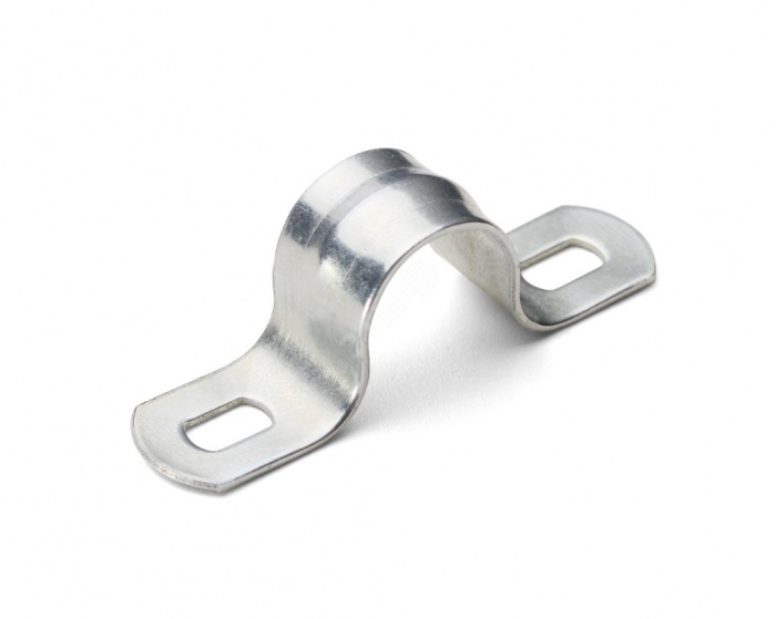 Скоба металлическая двухлапковая 25-26 мм (100шт упаковка)  ПожТехКабель PTK-Accessories, Скоба металлическая двухлапковая 25-26 мм (100шт упаковка)  ПожТехКабель PTK-Accessories