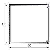 Legrand 638196, Кабель-канал METRA 40x40 Legrand (638196)