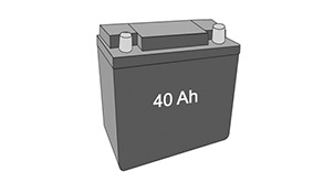 АКБ 12 - 40, Аккумуляторная батарея 12В 40Ач