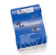 Zebra 800017-240, Картридж полноцветный (YMCKO) с красящей лентой и чистящим роликом на 200 отпечатков для принтеров пластиковых карт P110i/ P120i/ Р100i Zebra 800017-240