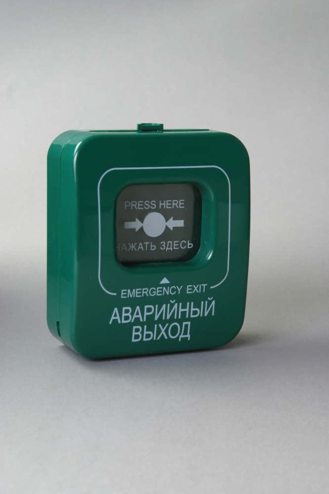 Фактор спецэлектроника ИОПР 513/101-1 &quot;Аварийный выход&quot; (зеленый, без крышки), Извещатель пожарный ручной Фактор спецэлектроника ИПР-Кск (ИОПР 513/101-1) &quot;Аварийный выход&quot; (зеленый, без крышки)