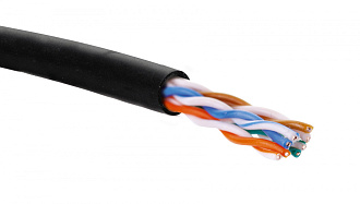 EuroLan 19C-U5-09BL-B305, Кабель витая пара LAN U/UTP 4x2x24AWG кат 5е, нг(A)-HF EuroLan (19C-U5-09BL-B305)