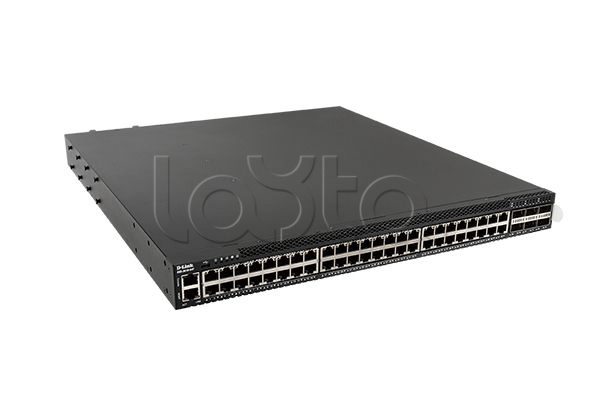 D-Link DXS-3610-54T-SE-LIC, Управляемый L3 стекируемый коммутатор с 48 портами 10GBase-T, 6 портами 100GBase-X QSFP28, 2 источниками питания AC и 5 вентиляторами D-Link DXS-3610-54T-SE-LIC