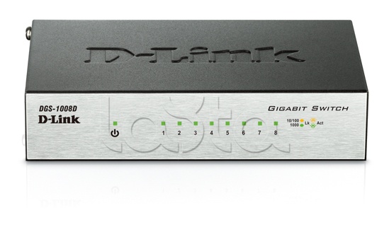D-Link DGS-1008D/I2A, Коммутатор 8-портовый D-Link DGS-1008D/I2A