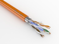 Паритет (ParLan™ F/UTP Cat5e ZH нг(A)-FRHF 4х2х0,52), Кабель огнестойкий, симметричный,  парной скрутки применяются для систем оповещения и управления эвакуацией LAN F/UTP 4х2х0,52 кат.5е (ParLan™ F/UTP Cat5e ZH нг(A)-FRHF 4х2х0,52) Паритет