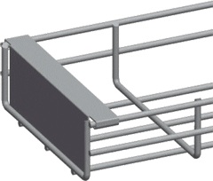 LANMASTER LAN-MT-AT50x50EZ, Заглушка торцевая для лотка MT50x50 LANMASTER LAN-MT-AT50x50EZ