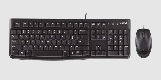 Logitech MK120, Комплект проводной клавиатура+мышь Logitech MK120