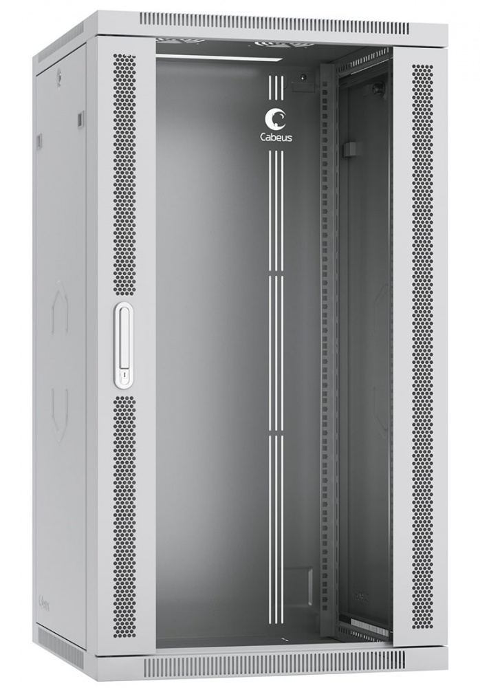 Шкаф настенный разобранный 19&quot; 22U 600x600x1082 Cabeus (SH-05F-22U60/60-R), Шкаф настенный разобранный 19&quot; 22U 600x600x1082 Cabeus (SH-05F-22U60/60-R)