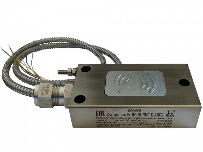 Магнито-Контакт Считыватель-Ех RD 26-RMF-КМ10 АЯКС 1Ex mb IIC T5 Gb X/ Ex mb IIIC T80°C Db X/PB Ex mb I Mb X, Считыватель-Ех взрывозащищённый RD 26-RMF-КМ10 АЯКС маркировка взрывозащиты 1Ex mb IIC T5 Gb X/ Ex mb IIIC T80°C Db X/PB Ex mb I Mb X Магнито-Контакт