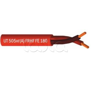 Юнитест UT 505нг(А)-FRHF FE180 1x2x0,8mm (0,5мм2) , Кабель огнестойкий для пожарной сигнализации UT 505нг(А)-FRHF FE180 1x2x0,8mm (0,5мм2) Юнитест