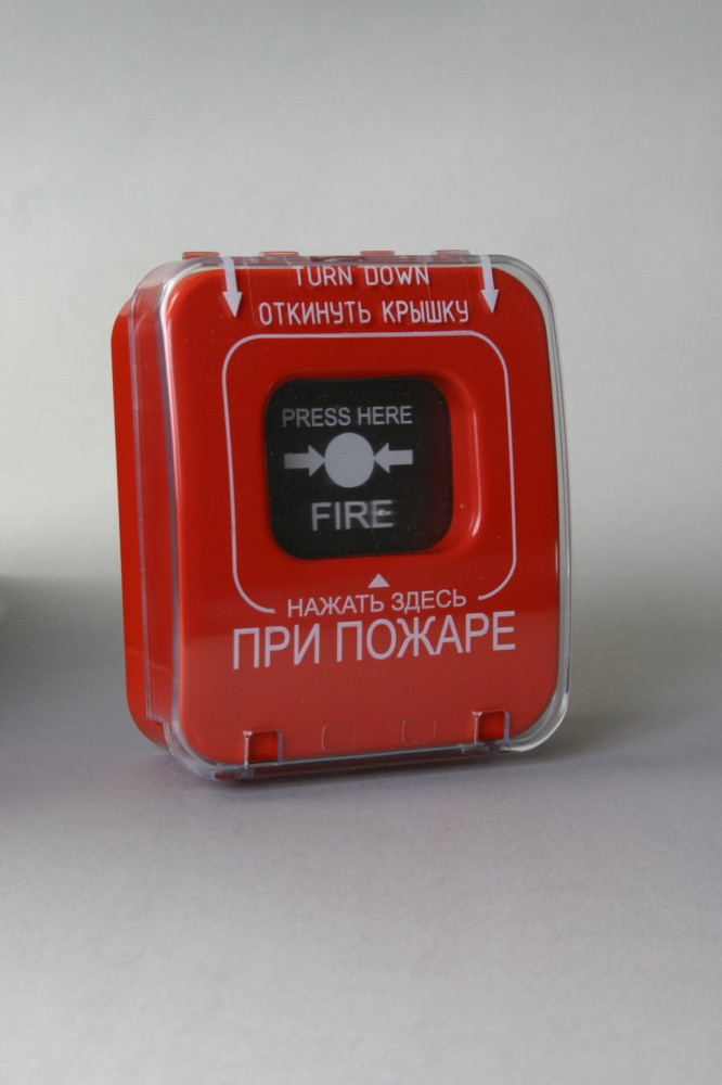 Фактор спецэлектроника ИОПР 513/101-1 &quot;Пожар&quot; (красный, с крышкой), Извещатель пожарный ручной Фактор спецэлектроника ИПР-Кск (ИОПР 513/101-1) &quot;Пожар&quot; (красный, с крышкой)