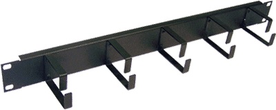 TWT TWT-ORG1U-5V, Органайзер кабельный 19&quot; 1U 5 колец TWT TWT-ORG1U-5V