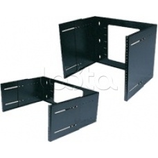 LANMASTER LAN-RACK-WMER-4U, Рама настенная 19&quot;, выдвижная поворотная, 4U, глубина - 352/227 мм LANMASTER LAN-RACK-WMER-4U