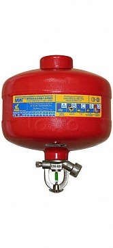 ПОЖТЕХНИКА МПП-2,5/93 МИГ (температура срабатывания +93°С) (красный), Модуль порошкового пажаротушения ПОЖТЕХНИКА МПП-2,5/93 МИГ (температура срабатывания +93°С) (красный)