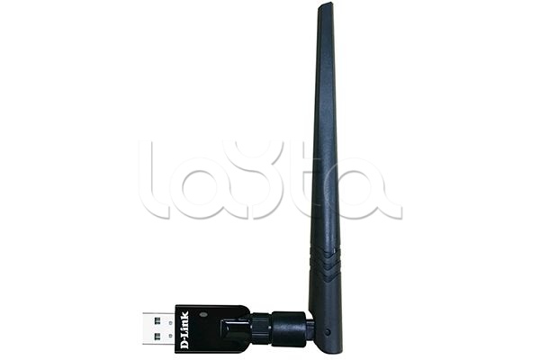 D-Link DWA-172/RU/B1A, USB-адаптер AC600 с поддержкой MU-MIMO и съемной антенной D-Link DWA-172/RU/B1A