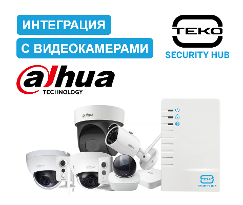  Интеграция SECURITY HUB с видеокамерами DAHUA
