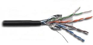 LANMASTER LAN-7SSTP-LSZH (305 м),  Кабель S/FTP, 4 пары, Кат. 7, LSZH, оранжевый LAN-7SSTP-LSZH LANMASTER (305 м)