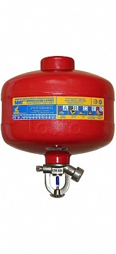 ПОЖТЕХНИКА МПП-2,5/141 МИГ (температура срабатывания +141°С) (красный), Модуль порошкового пажаротушения ПОЖТЕХНИКА МПП-2,5/141 МИГ (температура срабатывания +141°С) (красный)