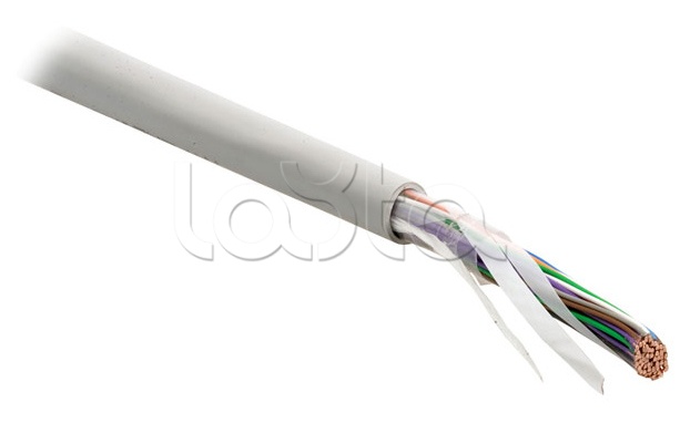 Hyperline UUTP25-C3-S24-IN-LSZH-GY, Кабель витая пара, неэкранированная Hyperline UUTP25-C3-S24-IN-LSZH-GY