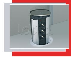 Экопласт 70305, Блок розеточный настольный, 5 розеток (45х45мм) Экопласт 70305