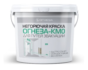 Огнеза &quot;ОГНЕЗА&quot; КМ0 , ведро 4,5 кг., цвет белый, Краска негорючая Огнеза &quot;ОГНЕЗА&quot; КМ0 , ведро 4,5 кг., цвет белый