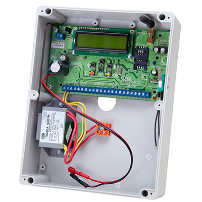 Elmes CBP32S, Панель контрольная со встроенным GSM-модулем в пластиковом корпусе с трансформатором Elmes CBP32S