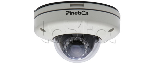 Pinetron PNC-IV2E2_P, IP-камера видеонаблюдения уличная купольная Pinetron PNC-IV2E2_P