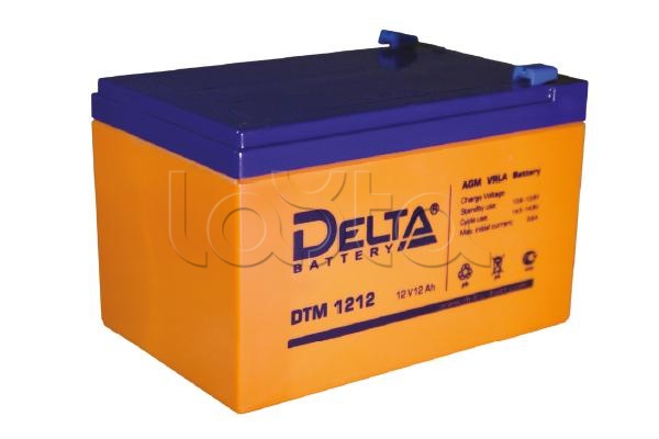 Delta DTM 1212, Аккумулятор свинцово-кислотный Delta DTM 1212