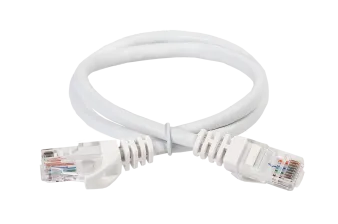 ITK PC08-C5EU-1M, PC08-C5EU-1M ITK Коммутационный шнур (патч-корд) кат.5E UTP 1м белый