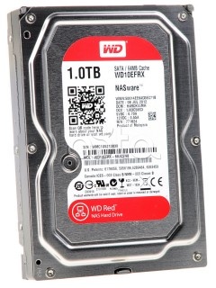 Western Digital WD10EFRX, Жесткий диск Western Digital Red HDD 1 Tb SATA-III 3.5&quot; WD10EFRX