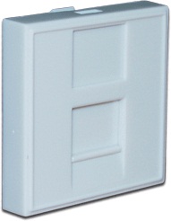TWT-SIP-23N-WH, Вставка 45x45 на 1 кейстоун TWT-SIP-23N-WH