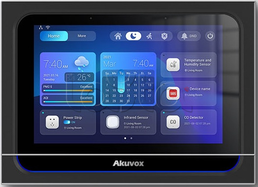 Внутренняя интерком панель Akuvox X933H, IP монитор (интерком-панель) Akubela Smart Panel (X933H)