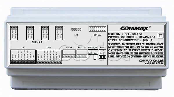Commax CCU-204AGF, Этажный распределитель Commax CCU-204AGF