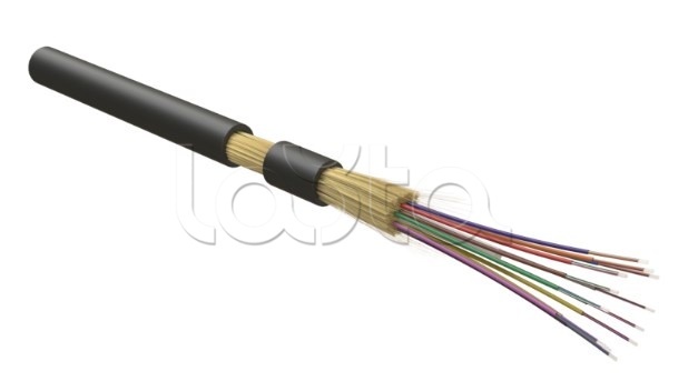 Hyperline FO-MB-IN/OUT-9S-144-LSZH-BK, Кабель волоконно-оптический 9/125 (SMF-28 Ultra) одномодовый, 144 волокна, безгелевые микротрубки 1.1 мм (micro bundle), внутренний/внешний, LSZH, нг(А)-HF, –40°C – +70°C, черный FO-MB-IN/OUT-9S-144-LSZH-BK Hyperline