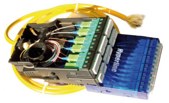 Hyperline PPTR-CSS-1-6xDLC-SM/BL-BL, Кассета для оптических претерминированных решений Hyperline PPTR-CSS-1-6xDLC-SM/BL-BL