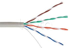NETLAN UCA-UU004-PVC-GY, Кабель связи симметричный, для высокоскоростных сетей, внутренней прокладки LAN UTP 4x2x0.50 кат.5е (305 м) NETLAN (UCA-UU004-PVC-GY)