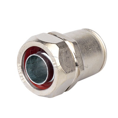 DKC 6117-16N, Муфта металлорукав DN 15-жесткая труба д.16мм, IP66/IP67, никелированная латунь DKC 6117-16N