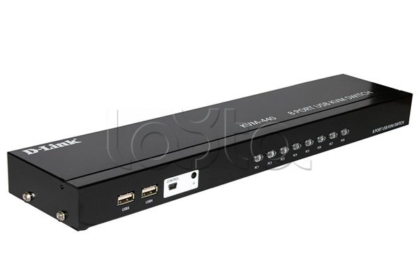 D-Link KVM-440/C2A, 8-портовый KVM-переключатель с портами VGA и 4 портами USB D-Link KVM-440/C2A