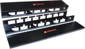 LANMASTER (LAN-ORG/CV-2U), Органайзер кабельный 19&quot; с крышкой, 2U LANMASTER (LAN-ORG/CV-2U)